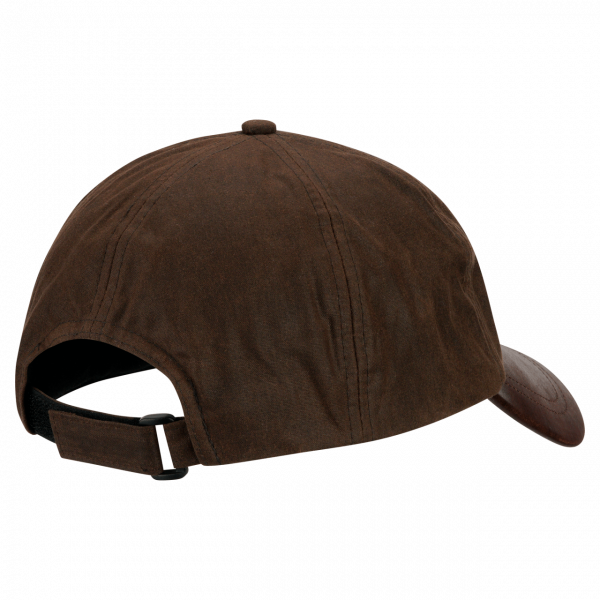 Wachscap Cappy braun oder oliv mit Deutsch Langhaar-Stick